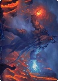Aegar, the Freezing Flame Art Card [Kaldheim: Art Series] | Impulse Games and Hobbies