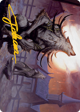 Lord of the Ulvenwald Art Card (Gold-Stamped Signature) [Innistrad: Midnight Hunt Art Series] | Impulse Games and Hobbies