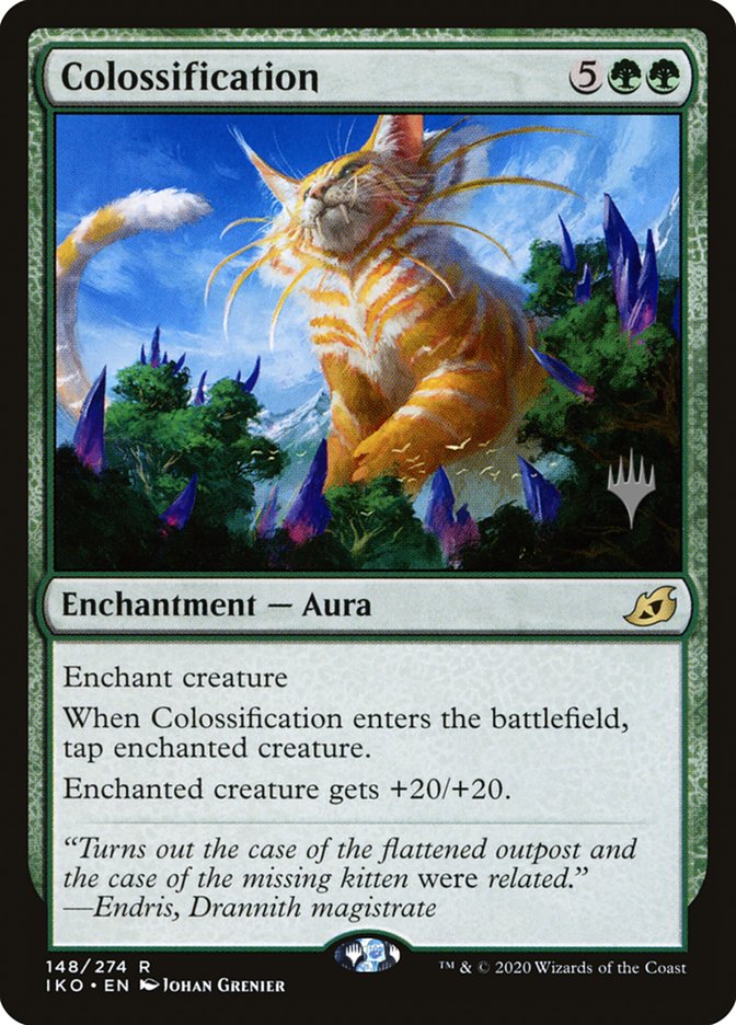 Colossification (Promo Pack) [Ikoria: Lair of Behemoths Promos] | Impulse Games and Hobbies