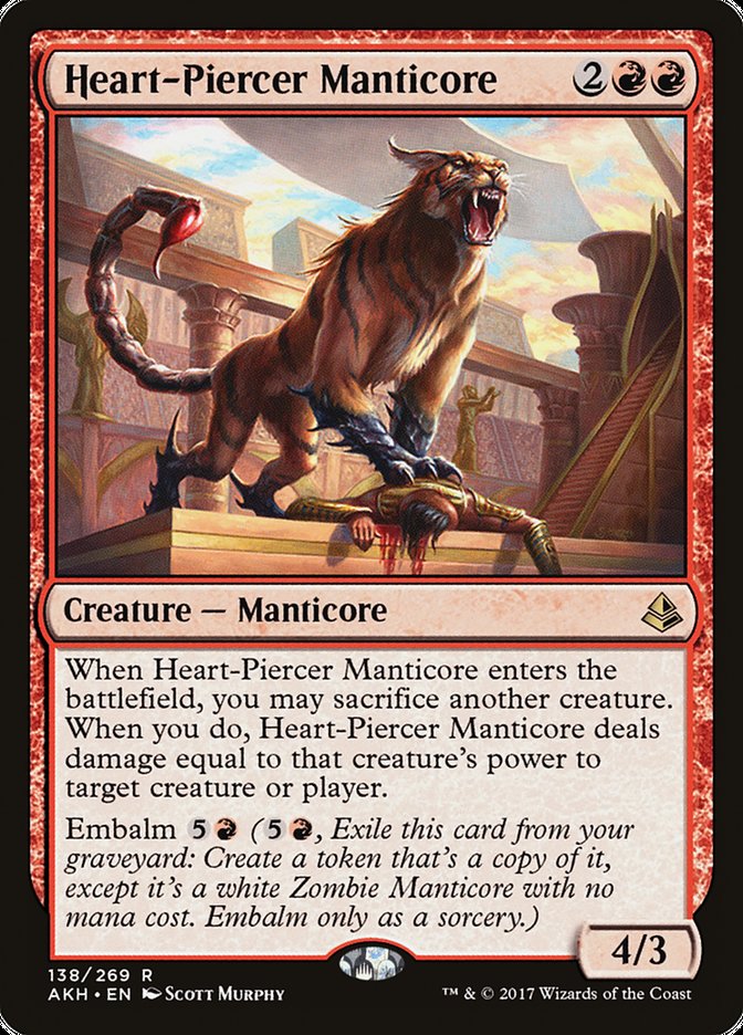 Heart-Piercer Manticore [Amonkhet] | Impulse Games and Hobbies