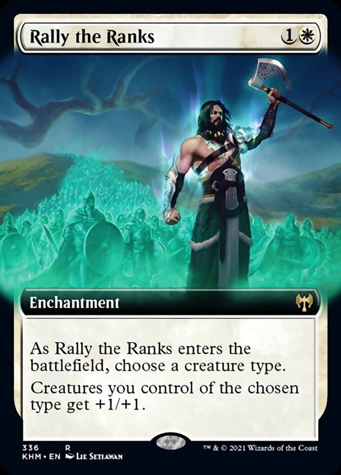 Rally the Ranks (Extended Art) [Kaldheim] | Impulse Games and Hobbies