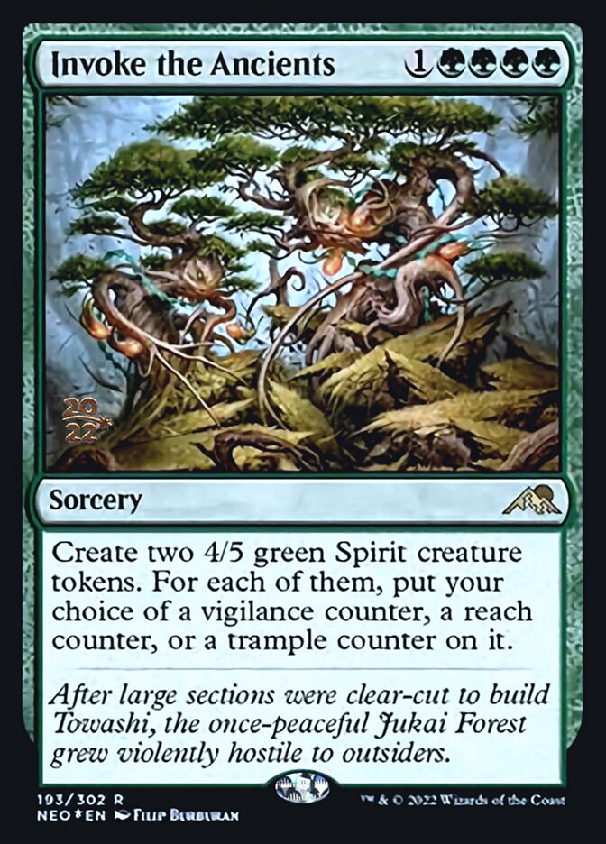 Invoke the Ancients [Kamigawa: Neon Dynasty Prerelease Promos] | Impulse Games and Hobbies
