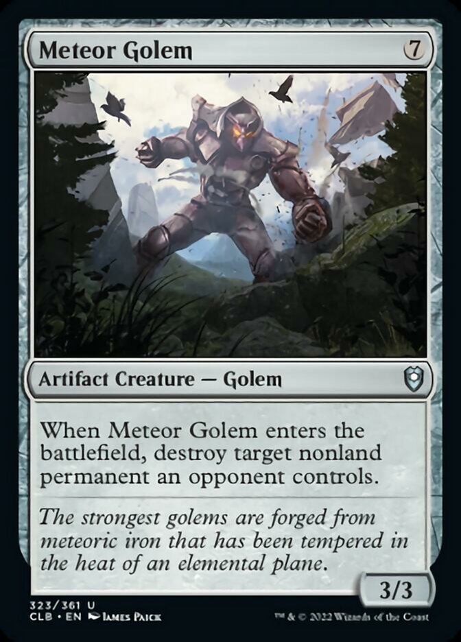 Meteor Golem [Commander Legends: Battle for Baldur's Gate] | Impulse Games and Hobbies