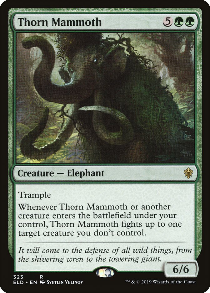 Thorn Mammoth [Throne of Eldraine] | Impulse Games and Hobbies