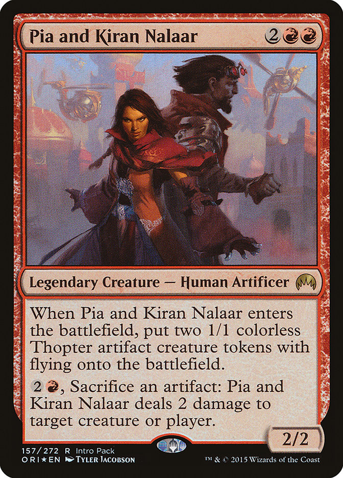 Pia and Kiran Nalaar (Intro Pack) [Magic Origins Promos] | Impulse Games and Hobbies