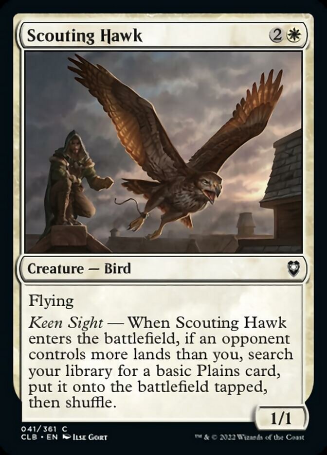 Scouting Hawk [Commander Legends: Battle for Baldur's Gate] | Impulse Games and Hobbies