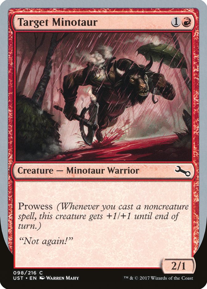 Target Minotaur (Rain Art) [Unstable] | Impulse Games and Hobbies