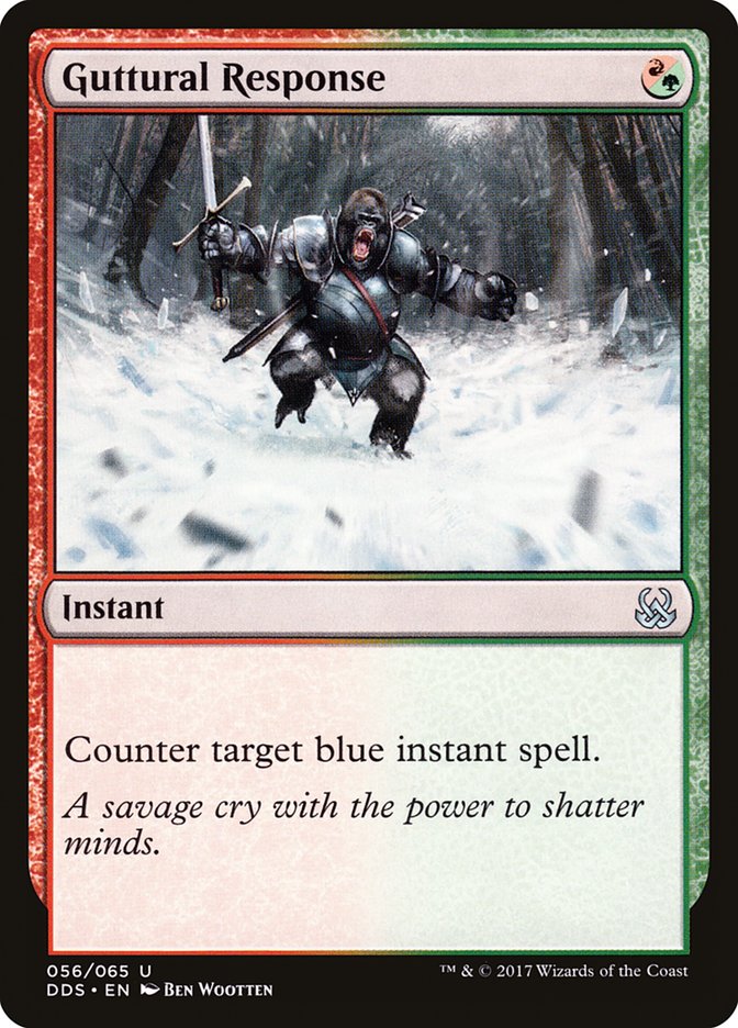 Guttural Response [Duel Decks: Mind vs. Might] | Impulse Games and Hobbies