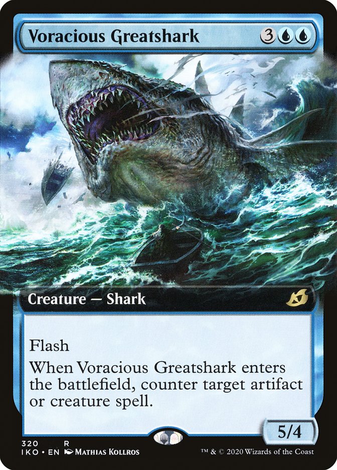 Voracious Greatshark (Extended Art) [Ikoria: Lair of Behemoths] | Impulse Games and Hobbies