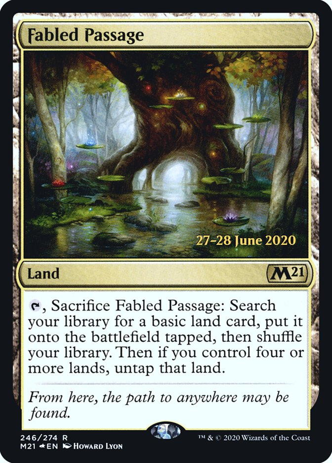 Fabled Passage  [Core Set 2021 Prerelease Promos] | Impulse Games and Hobbies