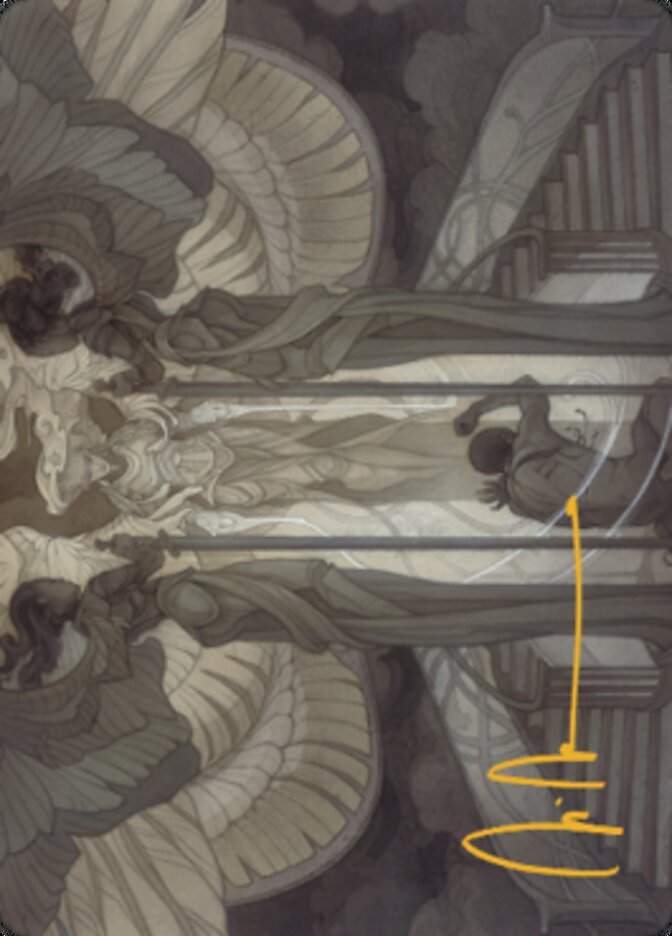 Prayer of Binding Art Card (Gold-Stamped Signature) [Dominaria United Art Series] | Impulse Games and Hobbies