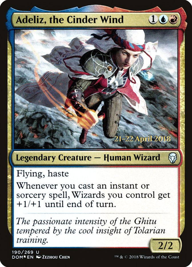 Adeliz, the Cinder Wind [Dominaria Prerelease Promos] | Impulse Games and Hobbies