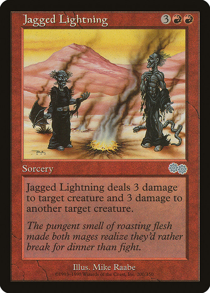 Jagged Lightning [Urza's Saga] | Impulse Games and Hobbies