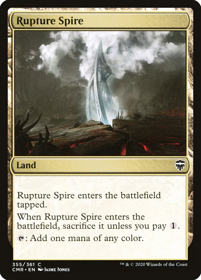 Rupture Spire (355) [Commander Legends] | Impulse Games and Hobbies