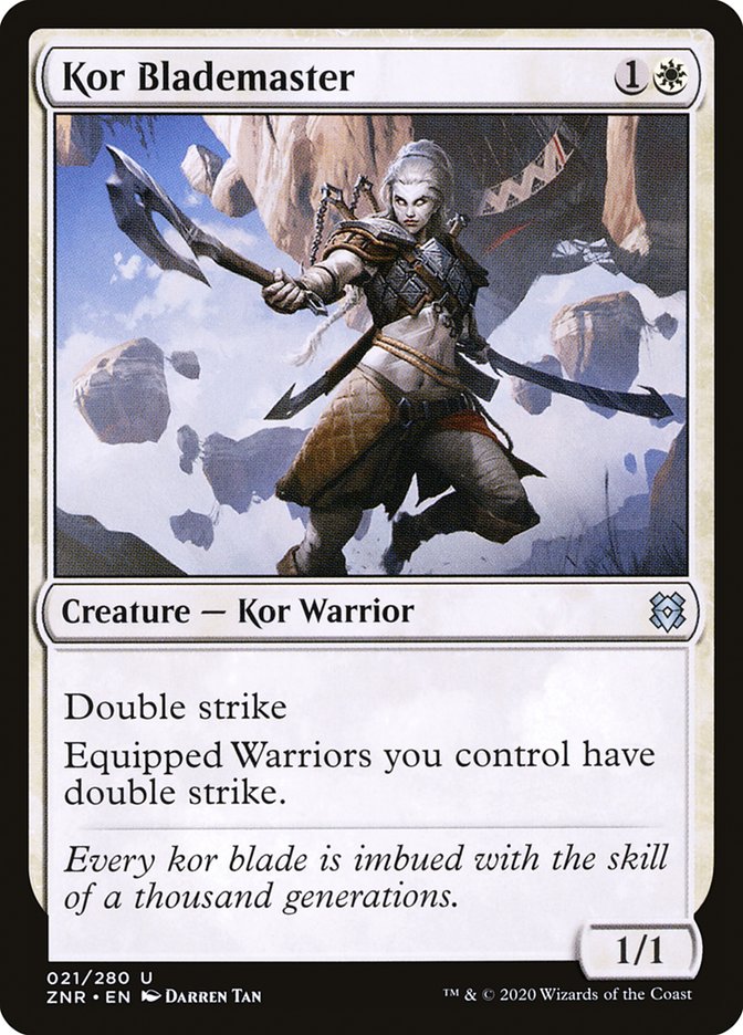 Kor Blademaster [Zendikar Rising] | Impulse Games and Hobbies