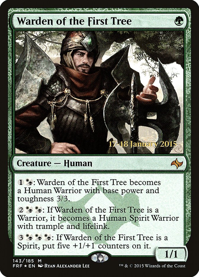 Warden of the First Tree [Fate Reforged Prerelease Promos] | Impulse Games and Hobbies