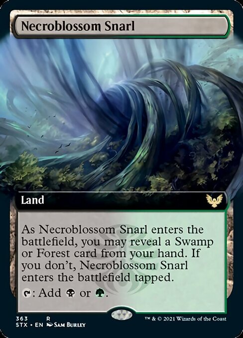 Necroblossom Snarl (Extended) [Strixhaven: School of Mages] | Impulse Games and Hobbies