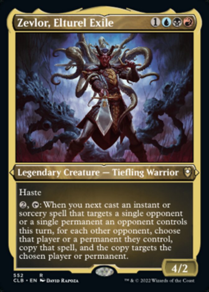 Zevlor, Elturel Exile (Foil Etched) [Commander Legends: Battle for Baldur's Gate] | Impulse Games and Hobbies