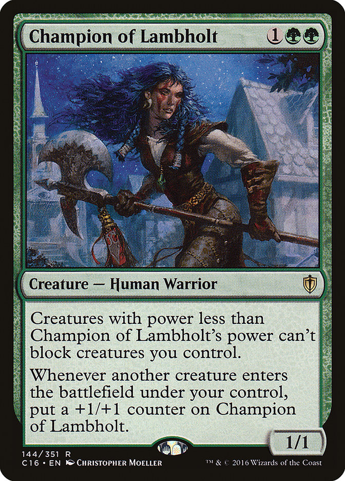 Champion of Lambholt [Commander 2016] | Impulse Games and Hobbies