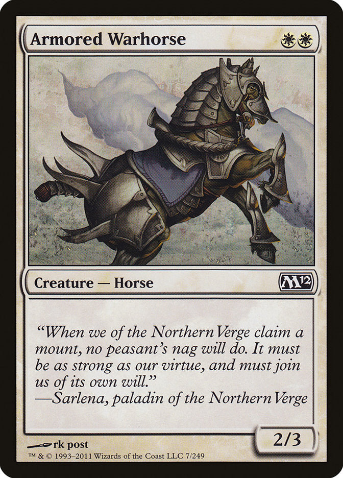 Armored Warhorse [Magic 2012] | Impulse Games and Hobbies