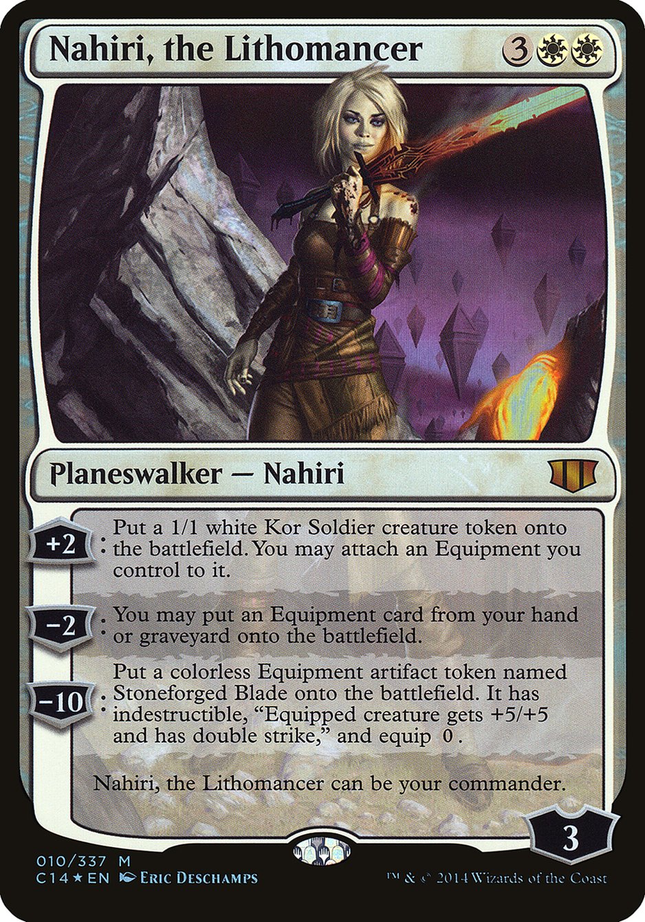 Nahiri, the Lithomancer (Oversized) [Commander 2014 Oversized] | Impulse Games and Hobbies