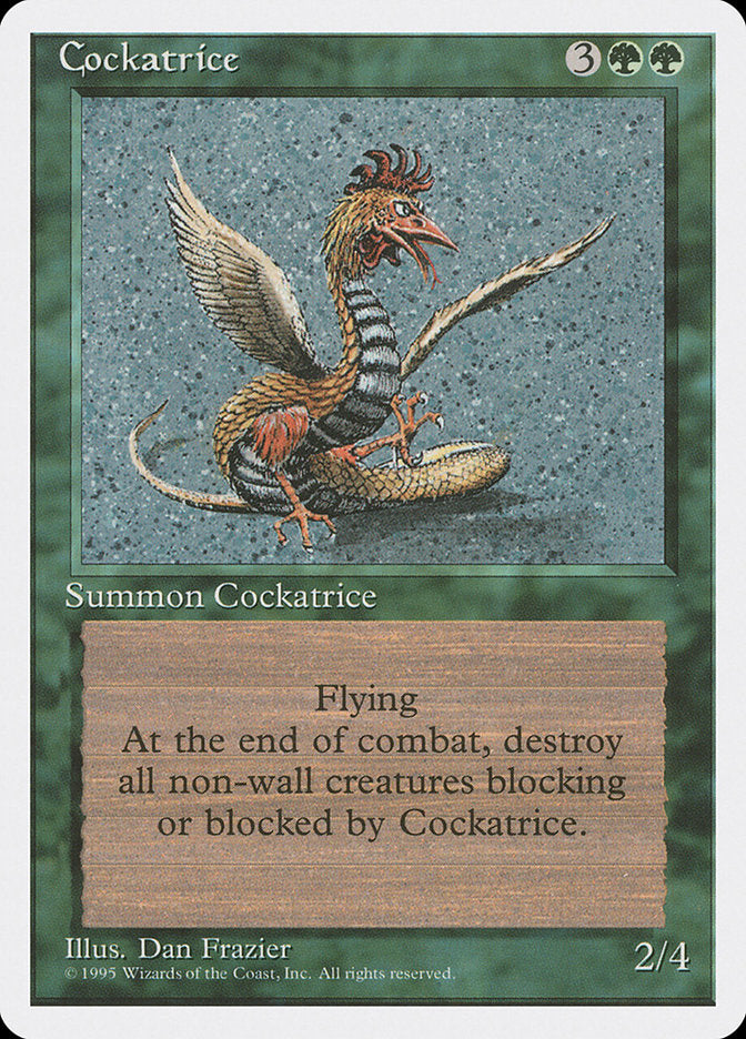 Cockatrice [Fourth Edition] | Impulse Games and Hobbies