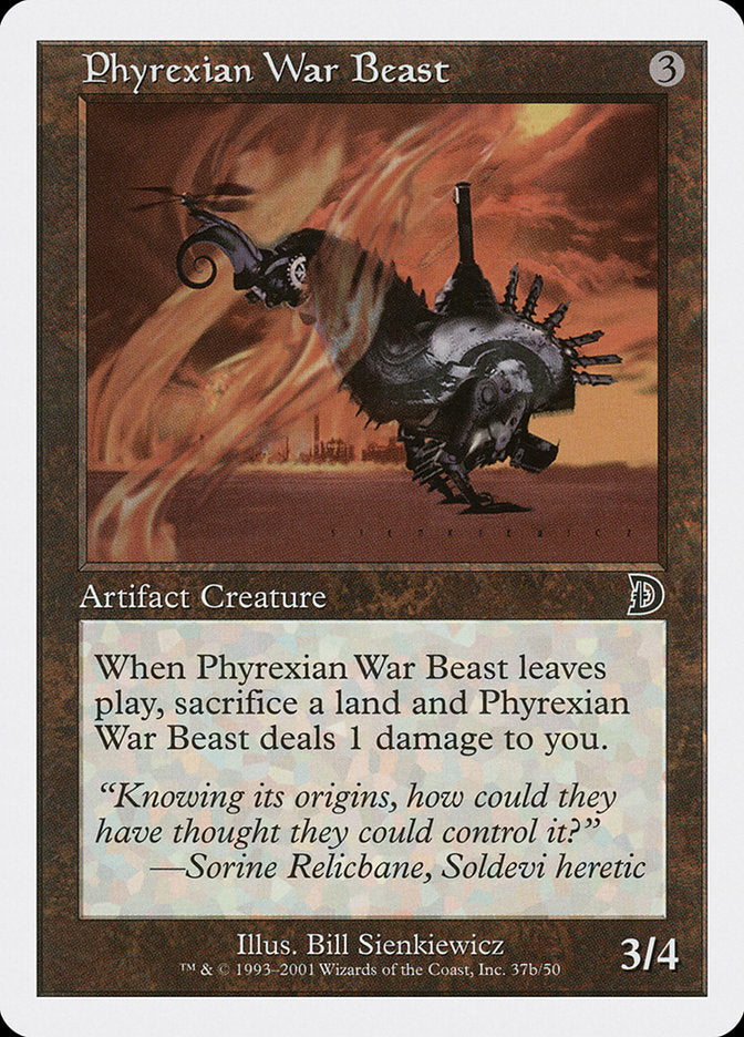 Phyrexian War Beast (Signature on Right) [Deckmasters] | Impulse Games and Hobbies