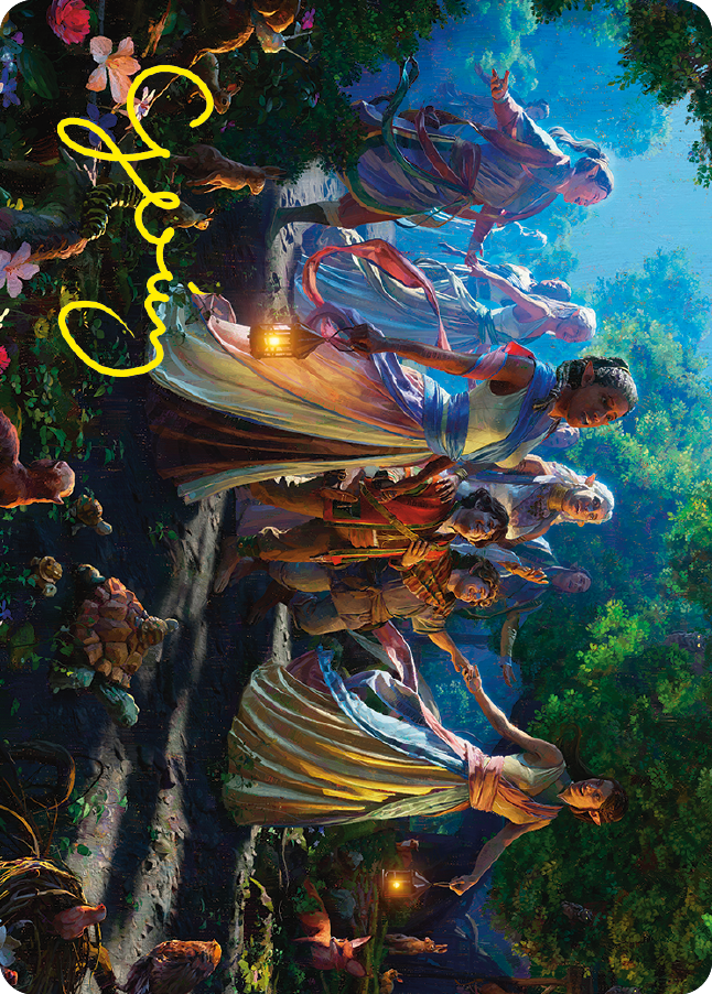 Realm Seekers Art Card (Gold-Stamped Signature) [The Lord of the Rings: Tales of Middle-earth Art Series] | Impulse Games and Hobbies