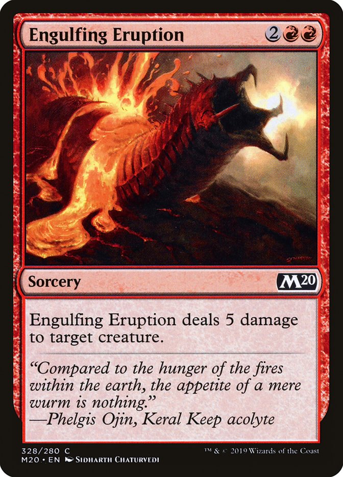 Engulfing Eruption [Core Set 2020] | Impulse Games and Hobbies