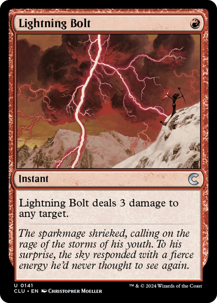 Lightning Bolt [Ravnica: Clue Edition] | Impulse Games and Hobbies