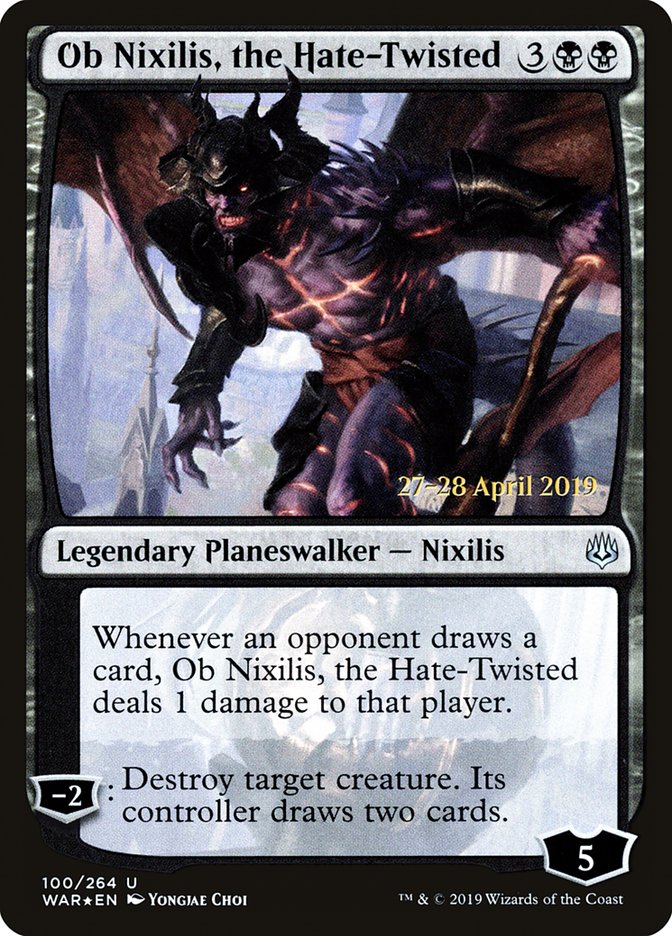 Ob Nixilis, the Hate-Twisted  [War of the Spark Prerelease Promos] | Impulse Games and Hobbies