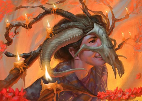 Hedgewitch's Mask Art Card [Innistrad: Midnight Hunt Art Series] | Impulse Games and Hobbies