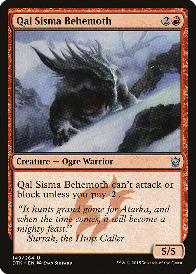 Qal Sisma Behemoth [Dragons of Tarkir] | Impulse Games and Hobbies