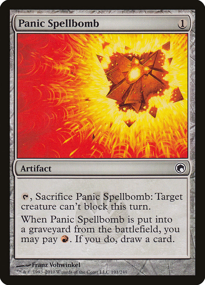 Panic Spellbomb [Scars of Mirrodin] | Impulse Games and Hobbies
