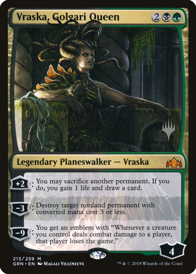 Vraska, Golgari Queen (Promo Pack) [Guilds of Ravnica Promos] | Impulse Games and Hobbies