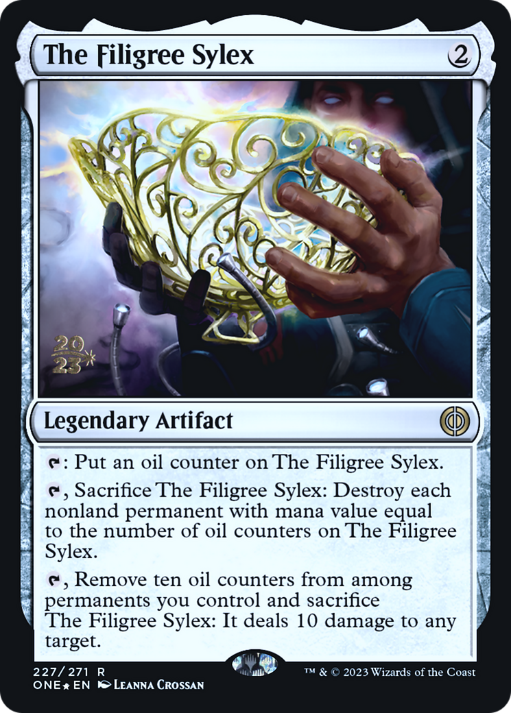 The Filigree Sylex [Phyrexia: All Will Be One Prerelease Promos] | Impulse Games and Hobbies