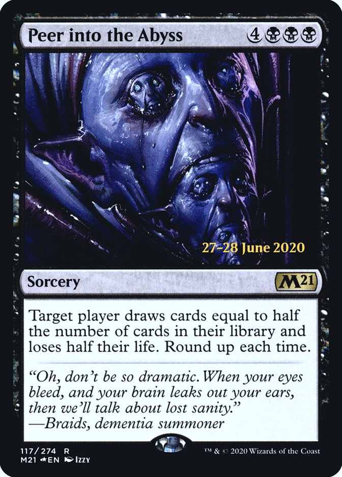 Peer into the Abyss  [Core Set 2021 Prerelease Promos] | Impulse Games and Hobbies