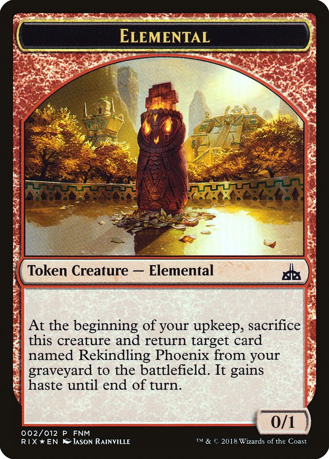 City's Blessing // Elemental Double-Sided Token [Friday Night Magic 2018] | Impulse Games and Hobbies