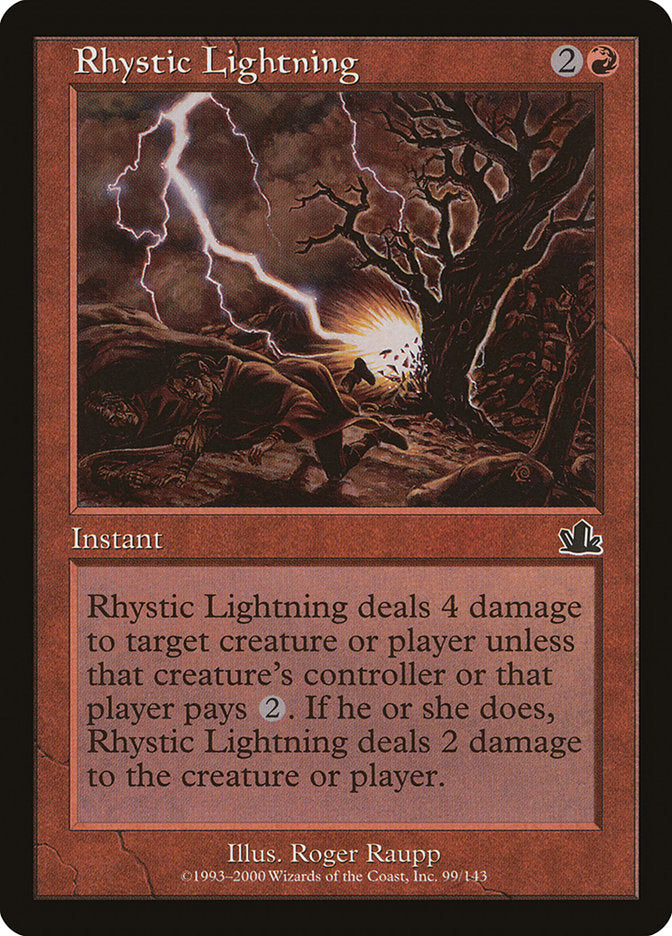 Rhystic Lightning [Prophecy] | Impulse Games and Hobbies