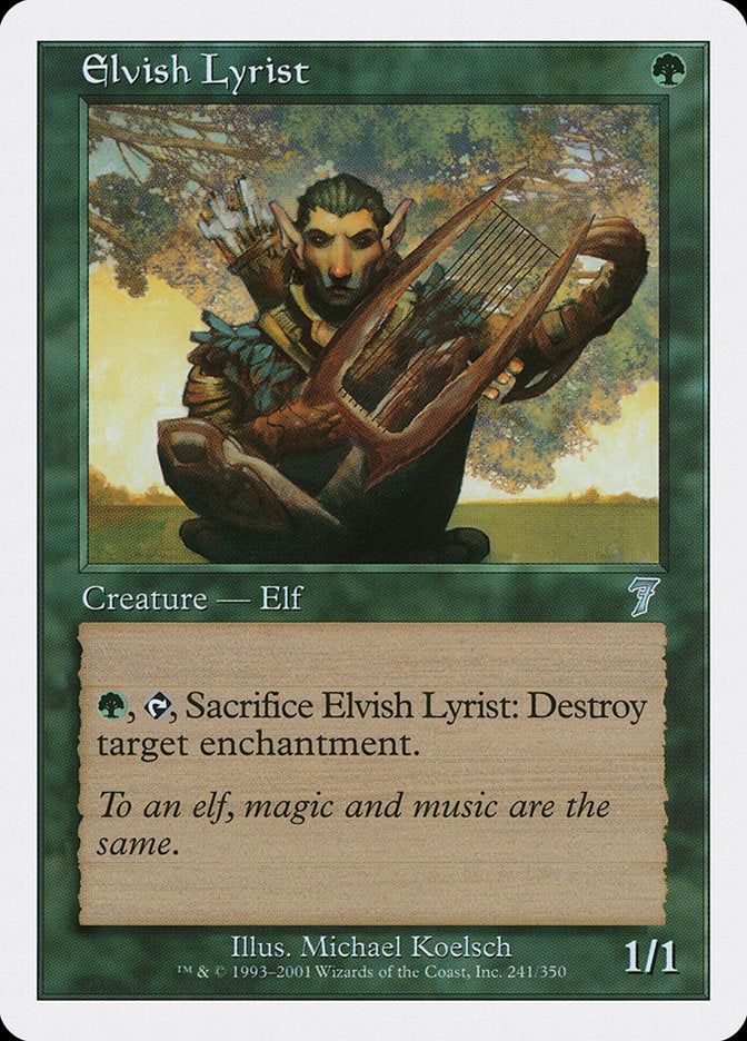 Elvish Lyrist [Seventh Edition] | Impulse Games and Hobbies