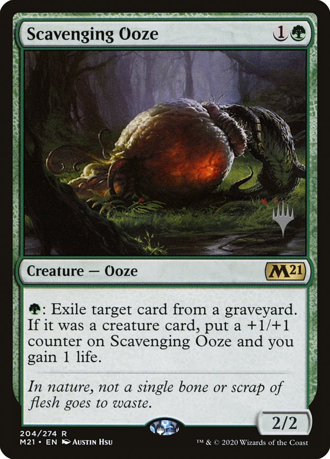 Scavenging Ooze (Promo Pack) [Core Set 2021 Promos] | Impulse Games and Hobbies