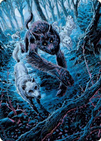 Untamed Pup Art Card [Innistrad: Midnight Hunt Art Series] | Impulse Games and Hobbies