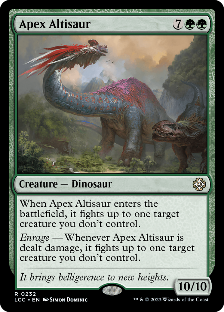 Apex Altisaur [The Lost Caverns of Ixalan Commander] | Impulse Games and Hobbies