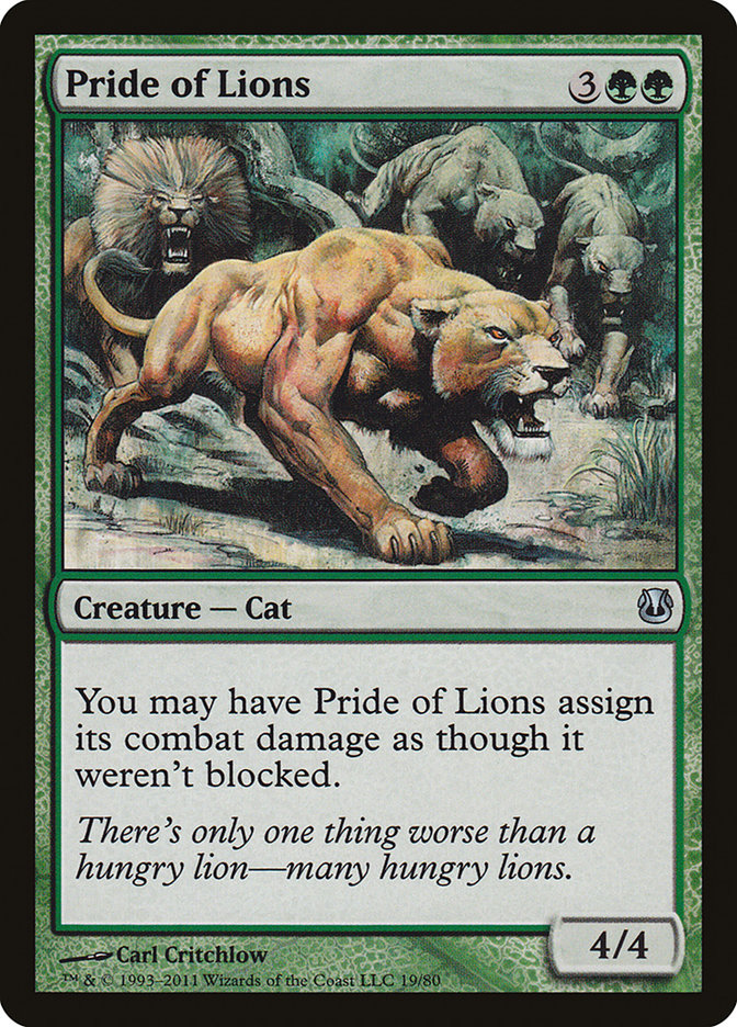 Pride of Lions [Duel Decks: Ajani vs. Nicol Bolas] | Impulse Games and Hobbies