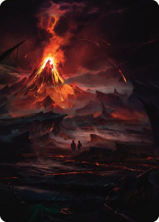 Valley of Gorgoroth Art Card [The Lord of the Rings: Tales of Middle-earth Art Series] | Impulse Games and Hobbies