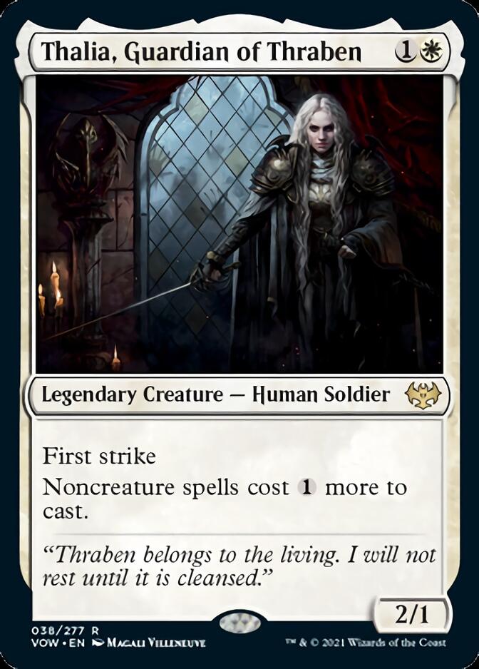 Thalia, Guardian of Thraben [Innistrad: Crimson Vow] | Impulse Games and Hobbies