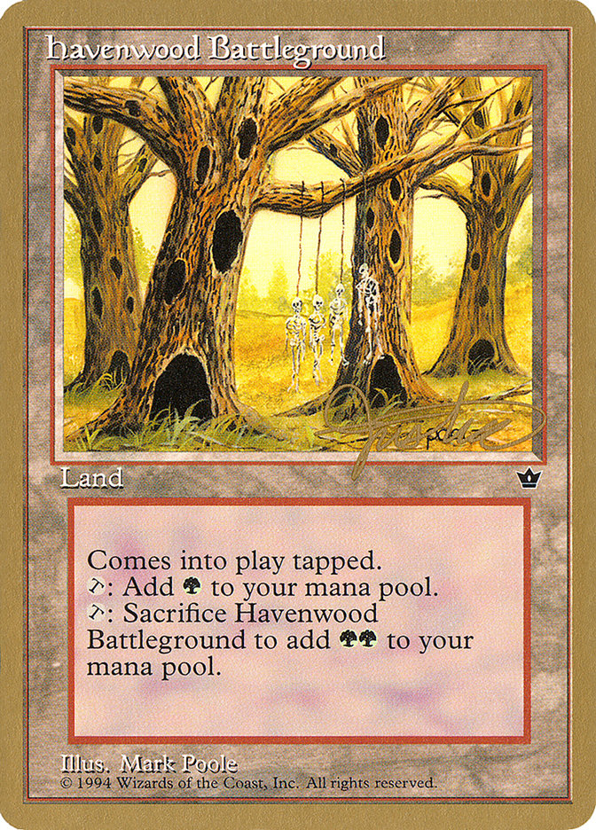 Havenwood Battleground (Mark Justice) [Pro Tour Collector Set] | Impulse Games and Hobbies