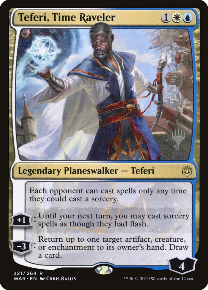 Teferi, Time Raveler (Promo Pack) [War of the Spark Promos] | Impulse Games and Hobbies