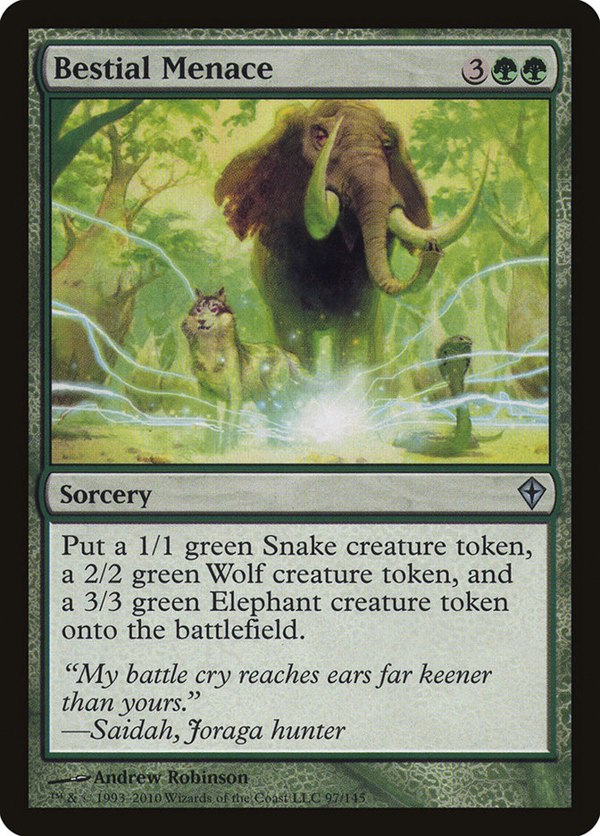 Bestial Menace [Worldwake] | Impulse Games and Hobbies