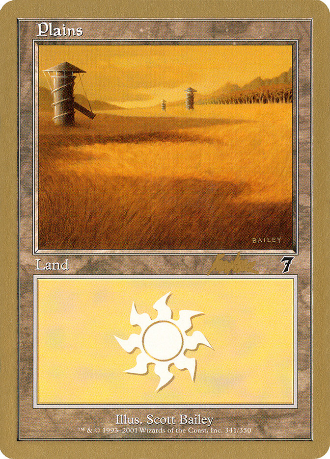 Plains (bk341) (Brian Kibler) [World Championship Decks 2002] | Impulse Games and Hobbies